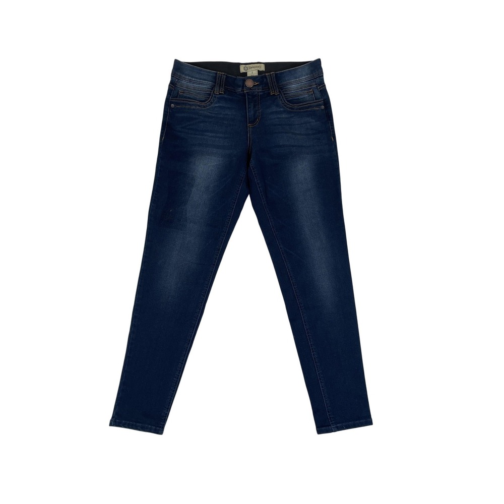 Democracy Jeans Womens 6 Blue Ab Technology Skinny Mid Rise Stretch Denim Pants